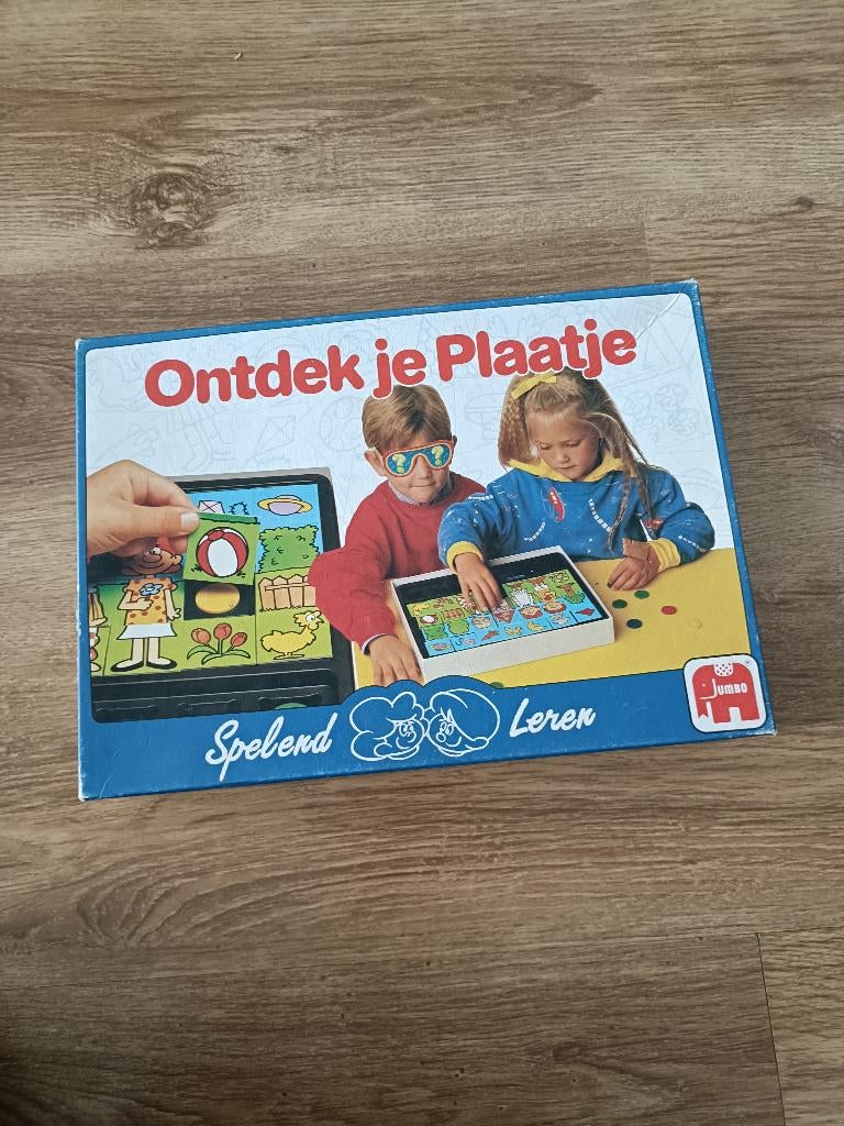 Ontdek je plaatje spel vintage 1987, Een of twee spelers, Ophalen of Verzenden, Gebruikt, Jumbo