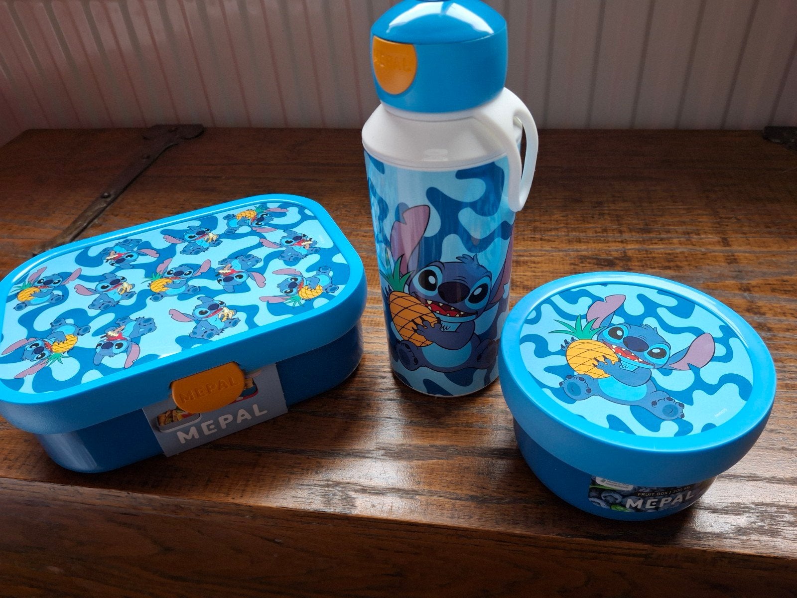 mepal lilo en stitch lunchset (3 delig), Ophalen of Verzenden, Nieuw