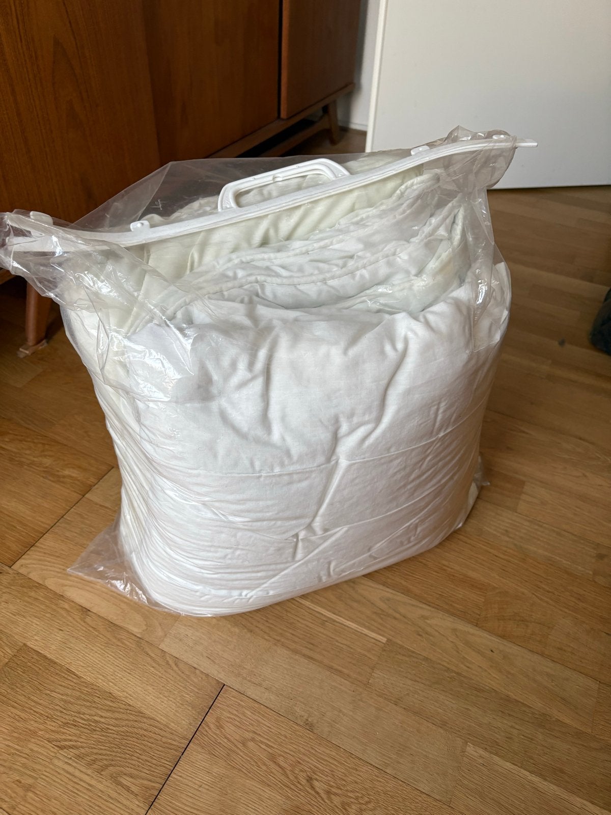 IKEA GRUSBLAD 4 seizoenen Dekbed - Tweepersoons, Huis en Inrichting, Ophalen, Gebruikt, Wit, Tweepersoons