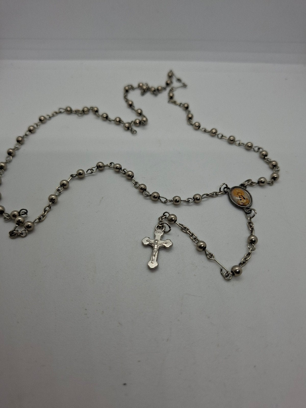Antieke Rozenkrans - Ketting 60 cm, Ophalen of Verzenden