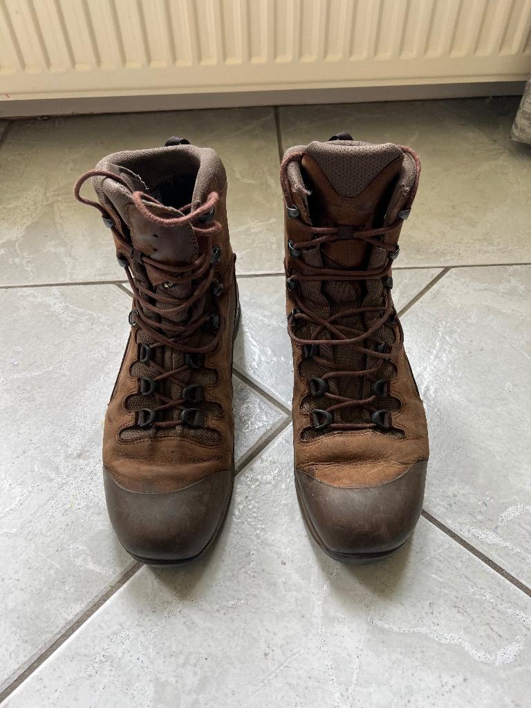 Gedragen paar HAIX Scout leger schoenen maat 11,5 .46,5 Br 3, Sport en Fitness, Bergsport en Wandelen, Verzenden, Gebruikt, Schoenen