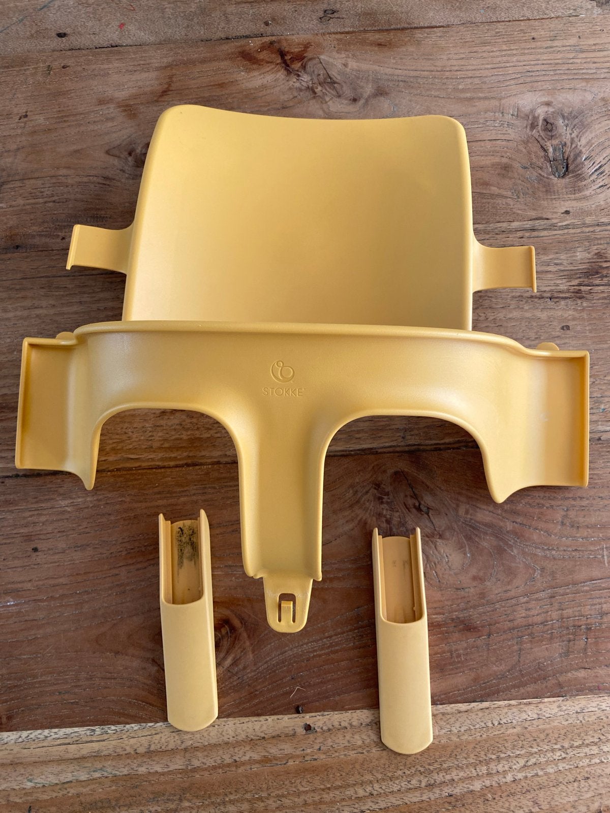 Stokke Tripp Trapp Babyset Zonnebloem Geel, Ophalen, Gebruikt, Meegroeistoel, Stoelverkleiner