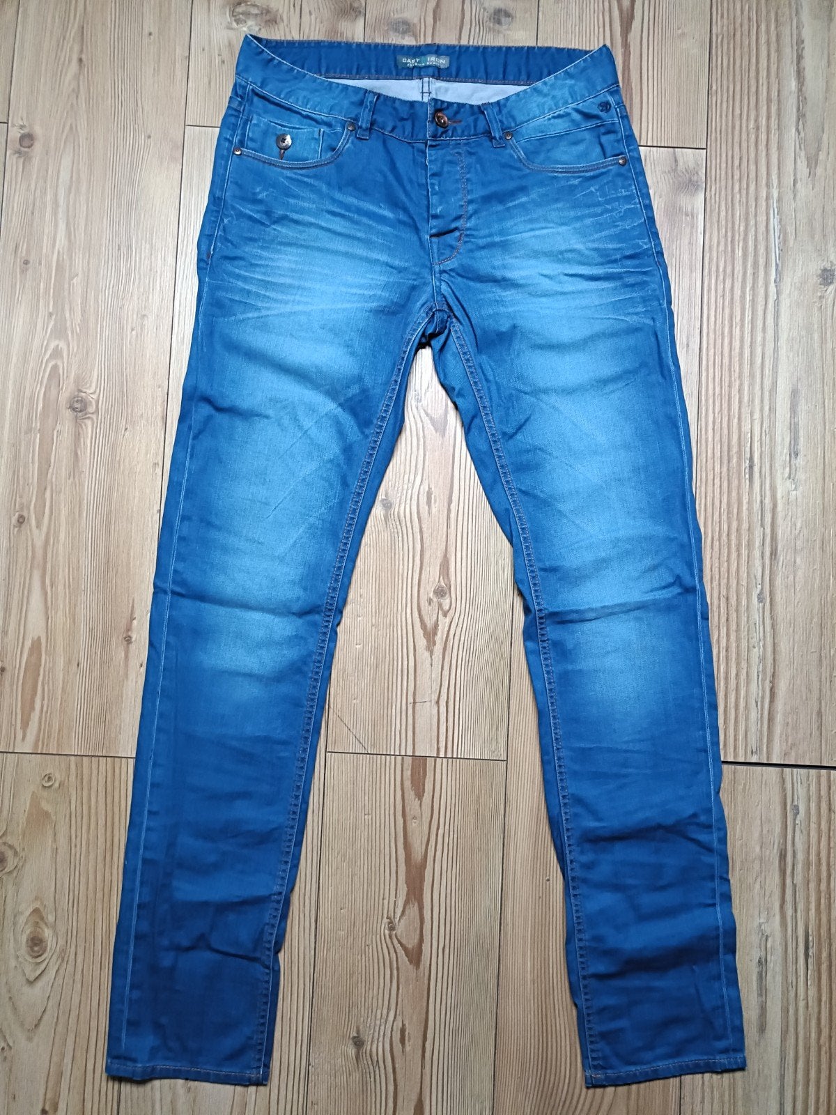 Cast Iron stretch maat 32-34, Ophalen of Verzenden, Zo goed als nieuw, Blauw, W32 (confectie 46) of kleiner