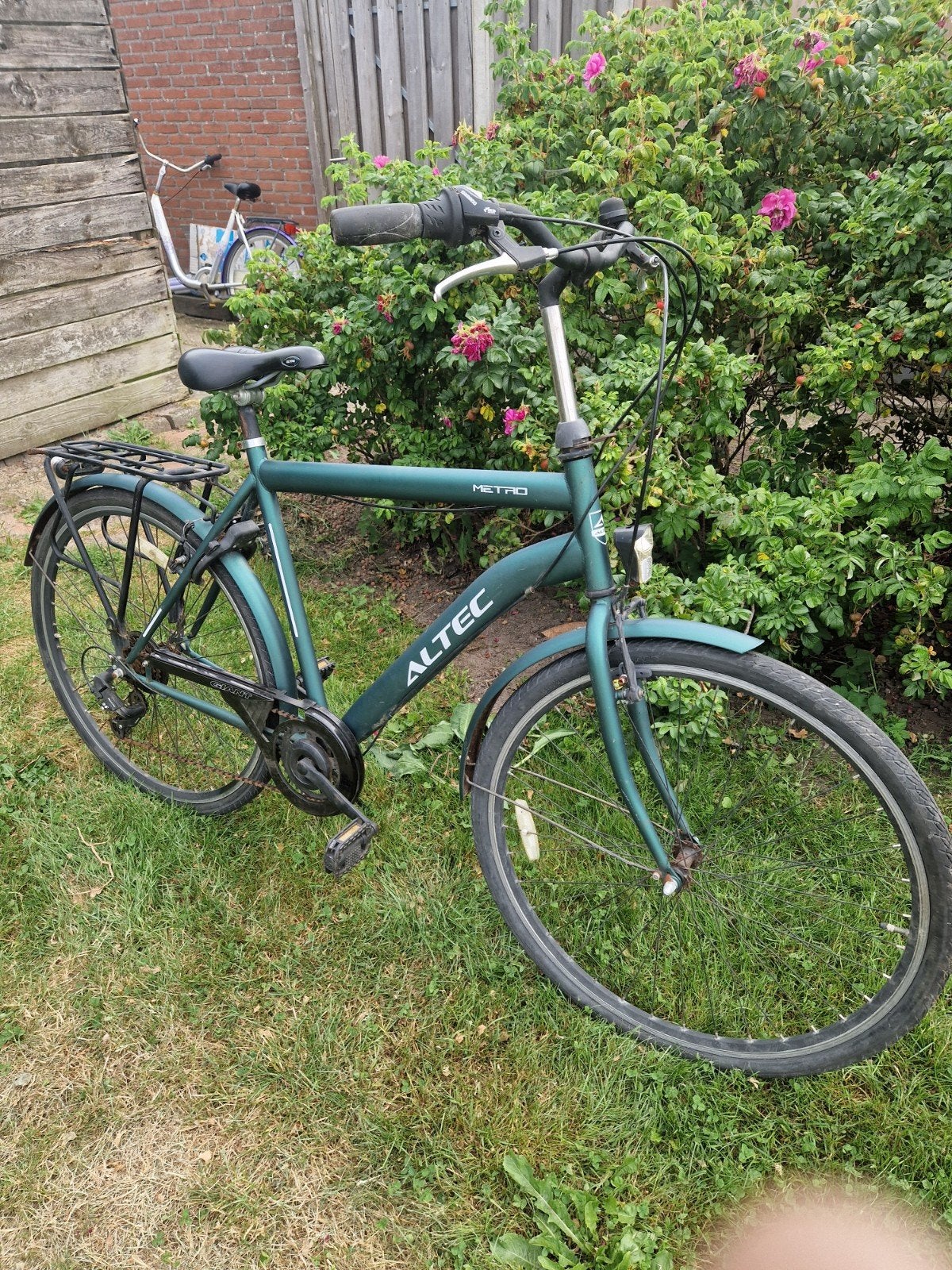 Herenfiets, Gebruikt, Velgrem, Versnellingen, 53 tot 57 cm