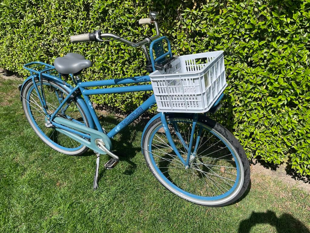 Vogue Elite transportfiets maat 51 met Basil krat, Ophalen, Gebruikt, 26 inch of meer, Versnellingen