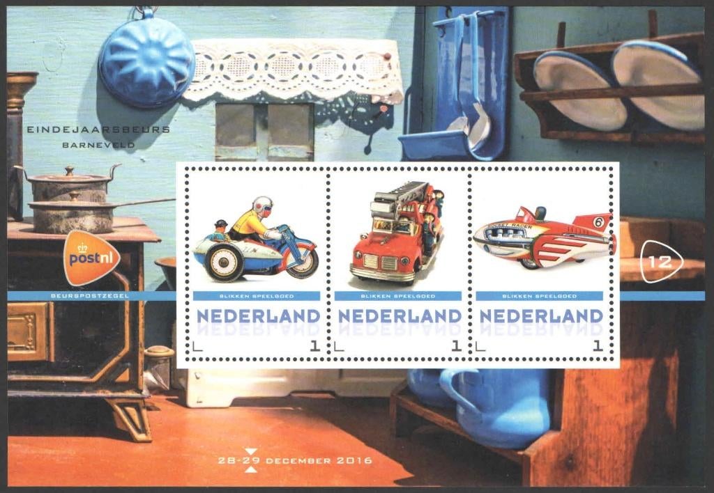 Postzegels Eindejaarbeurs Barneveld 2016 (12), Ophalen of Verzenden, Na 1940, Postfris