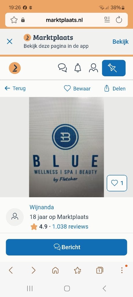 Blue wellness sittard tickets, Twee personen, Cadeaubon, Spa of Sauna
