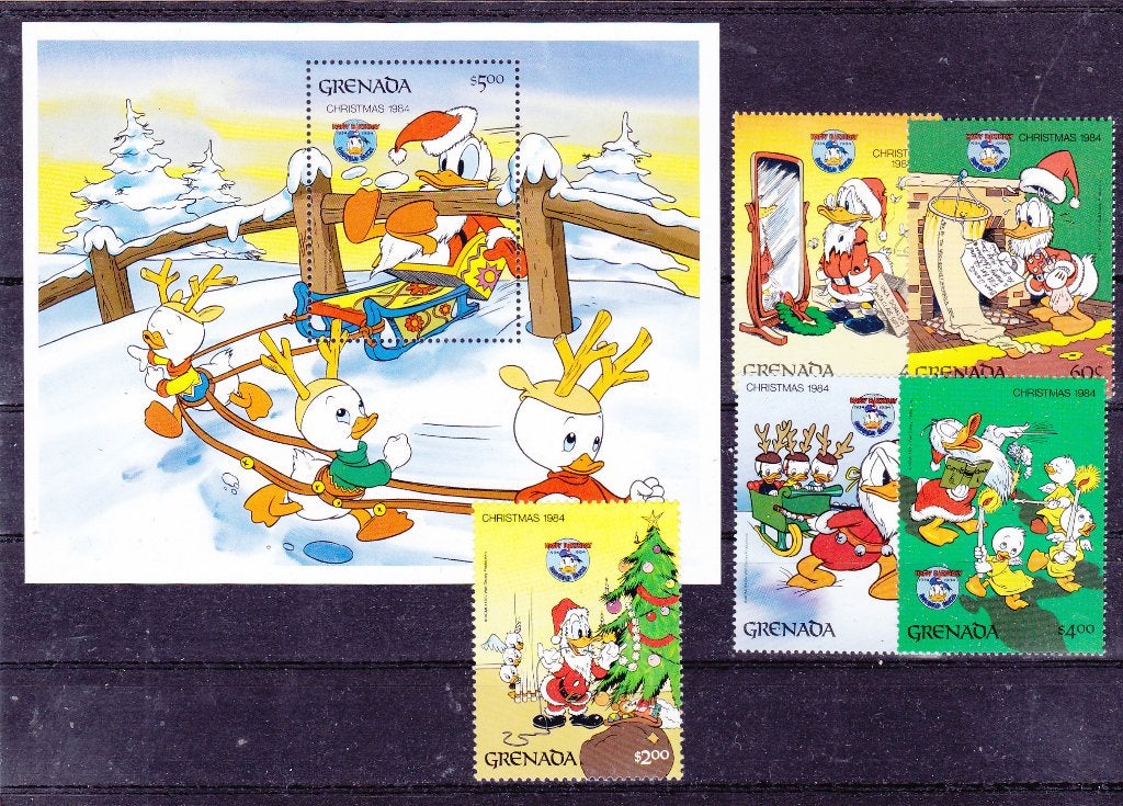 Disney Grenada Kerst 1984 (1267), Postzegels en Munten, Verzenden, Postfris, Overige thema's
