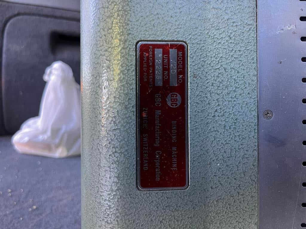 GBC  – professionele bindmachine – Zwitserse kwaliteit, Ophalen of Verzenden