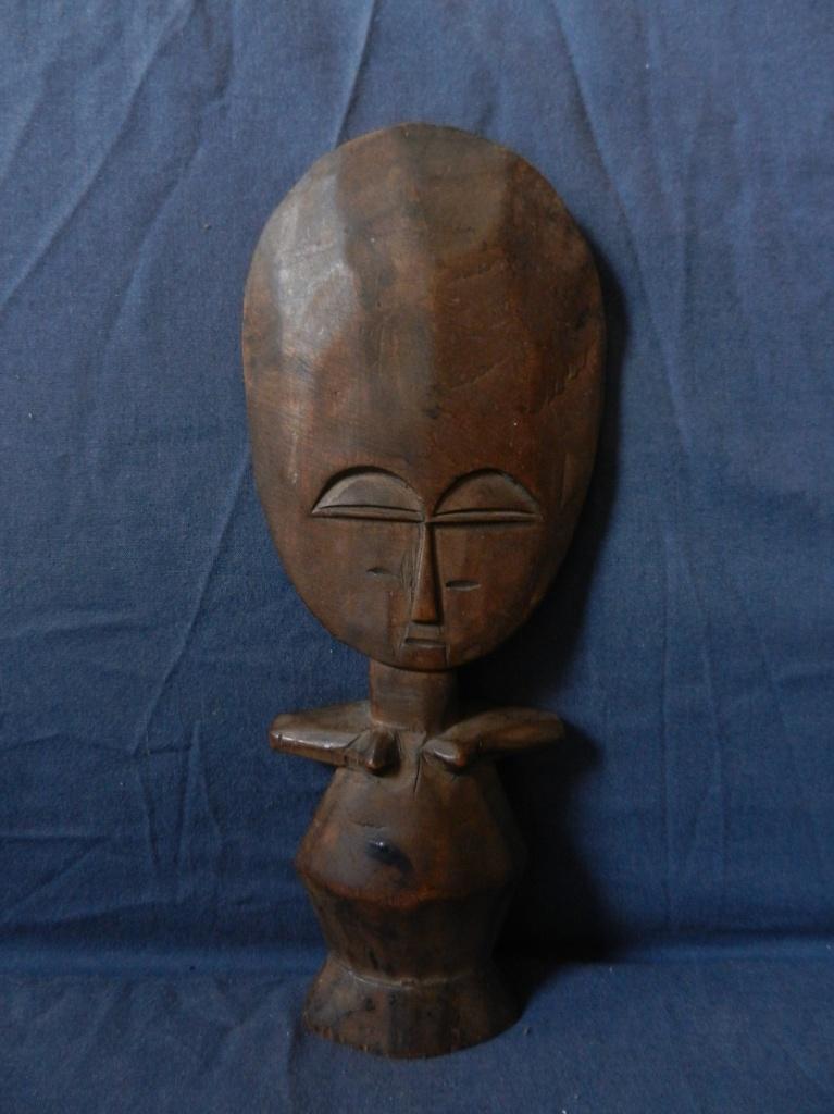 Houten vruchtbaarheidsbeeld / amulet Akuaba Ashanti Ghana 25, Antiek en Kunst, Ophalen of Verzenden