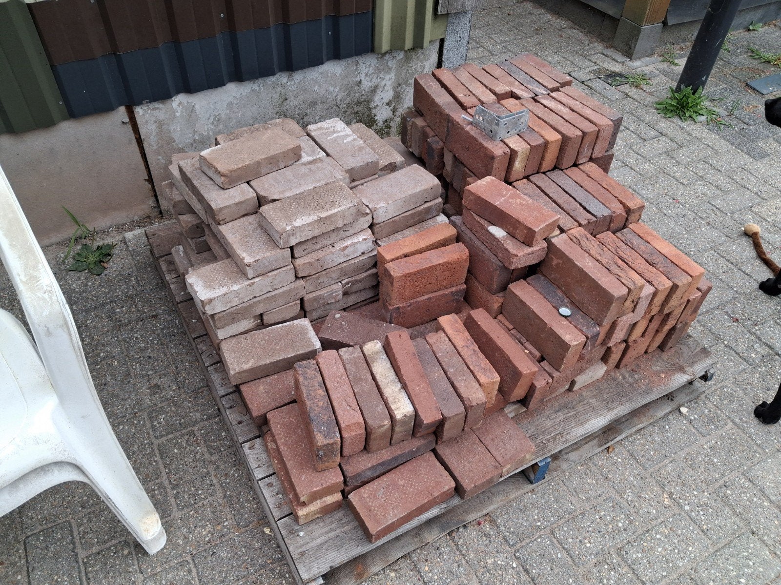 Rest partijen metselstenen, Doe-het-zelf en Verbouw, Dakpannen en Dakbedekking, Steen of Klei, Ophalen of Verzenden, 15 m² of meer
