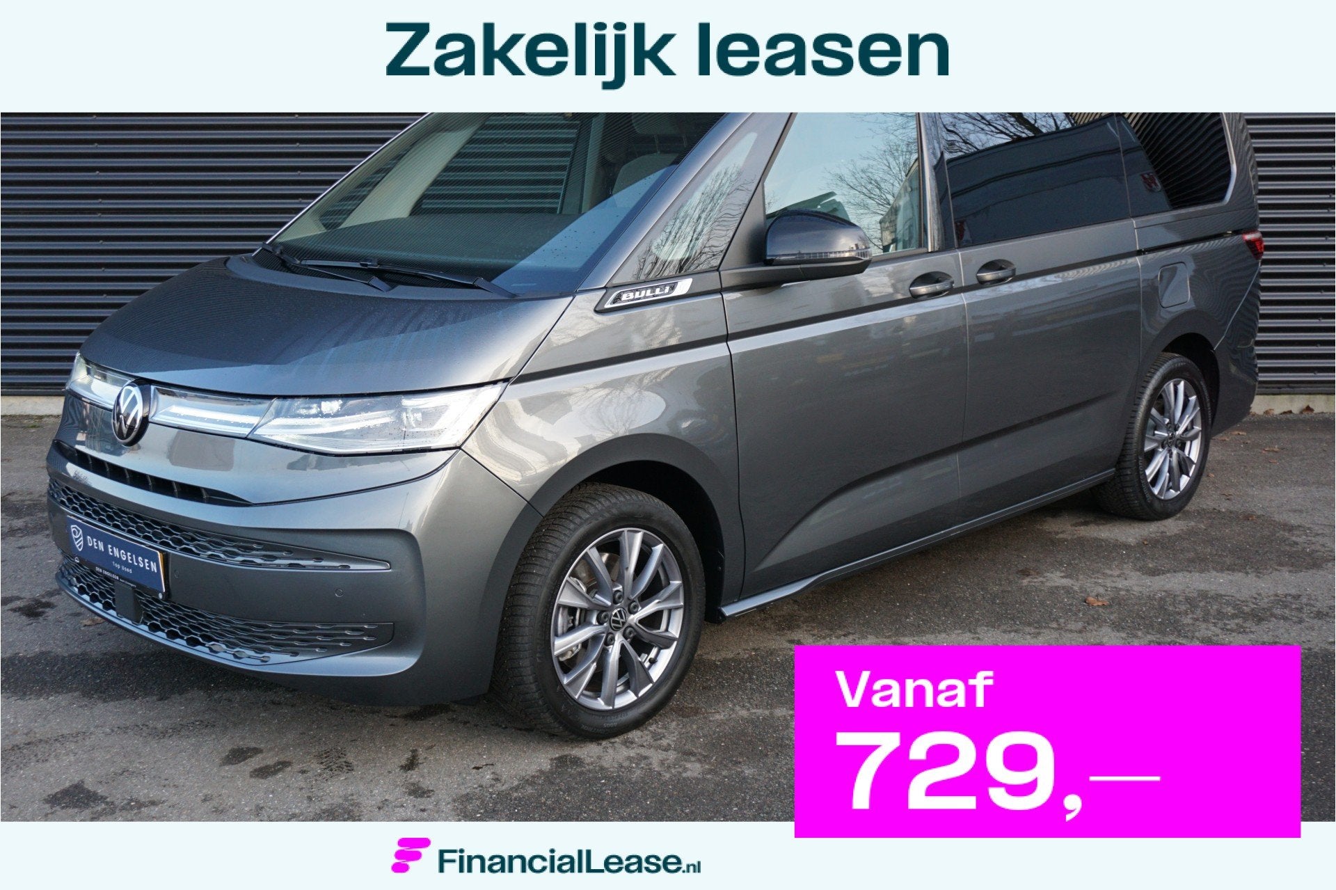 Volkswagen Multivan 1.4 PHEV 218pk L2 Bulli Edition 7 Persoo, Stof, Gebruikt, 138 €/maand, 7 stoelen
