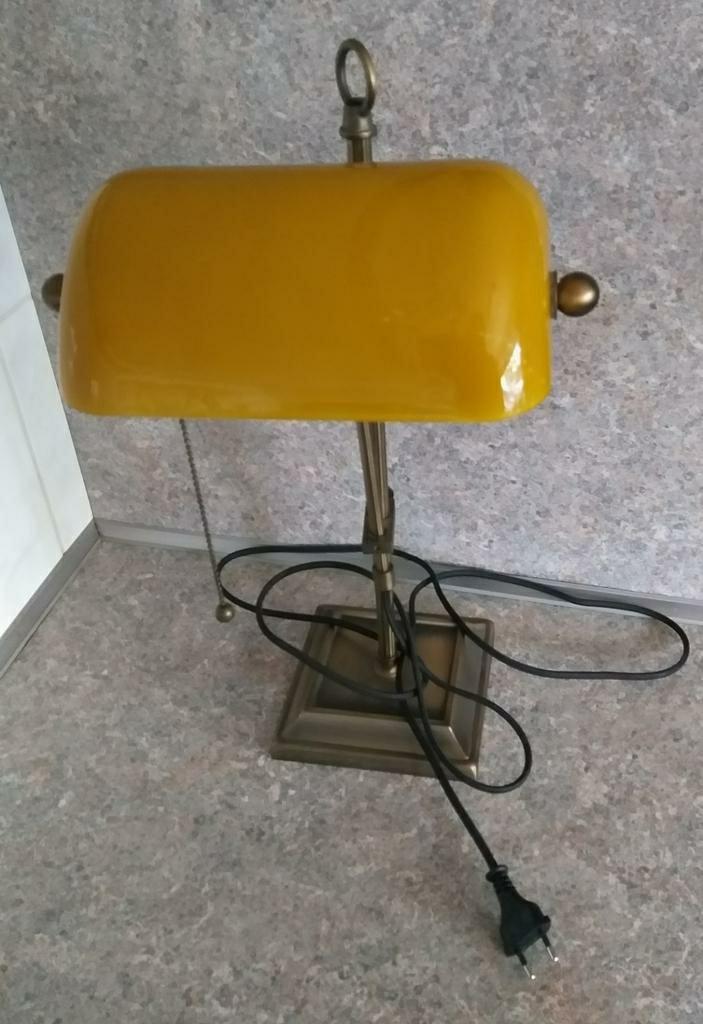 Steinhauer Ancilla tafellamp bureau lamp, Huis en Inrichting, Lampen | Tafellampen, Ophalen, Gebruikt, Glas