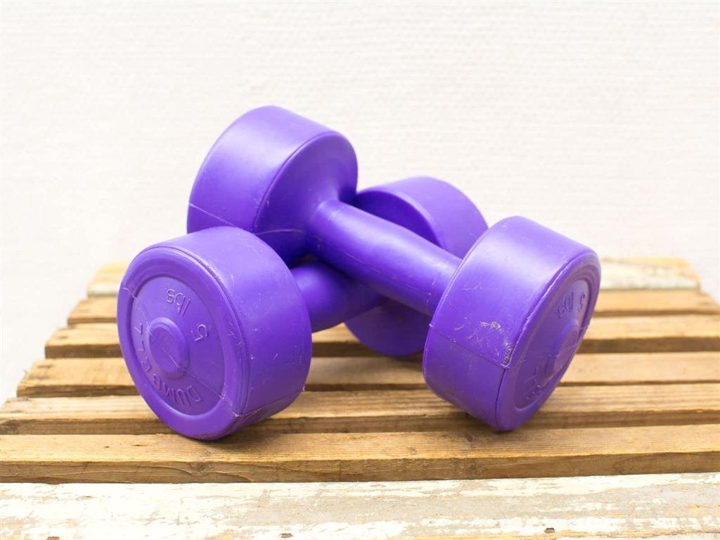 Dumbell fitness 5 Lbs 9-1-24 14942, Ophalen of Verzenden, Gebruikt, Dumbbell