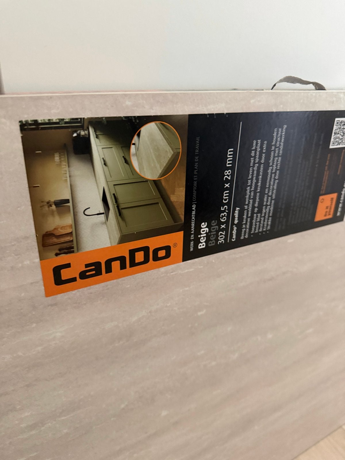 CanDo Werkblad / Aanrechtblad Beige- Nieuw, Ophalen, Nieuw