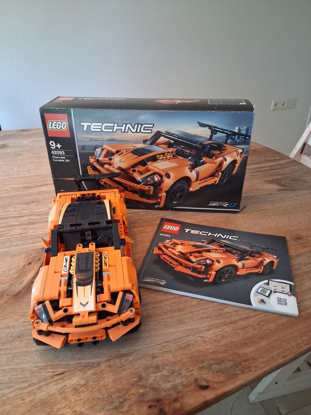 Lego 42093 Chevrolet Corvette ZR1, Inclusief instructies, Lego, Ophalen of Verzenden, Zo goed als nieuw