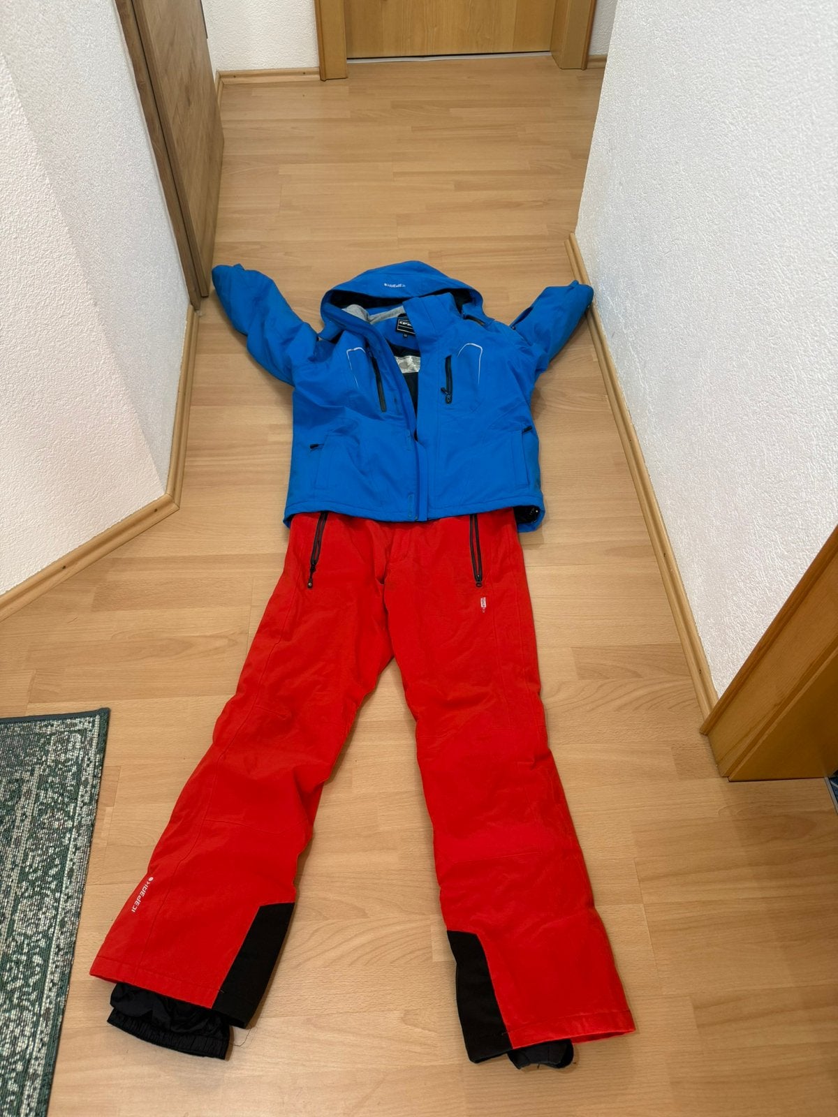 Ski jas en broek icepeak, Ophalen of Verzenden, Gedragen, Maat 48/50 (M), Pak