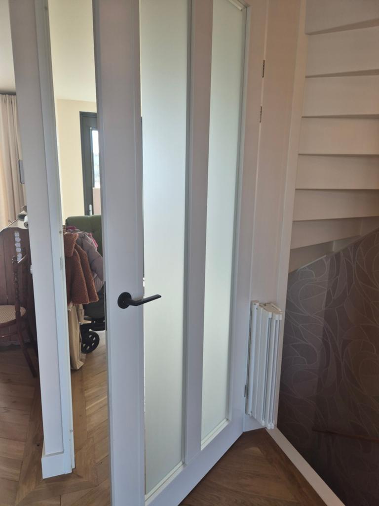 Svedex binnendeur met glas, 231.5x93 cm, Ophalen, Glas, Binnendeur, 215 cm of meer