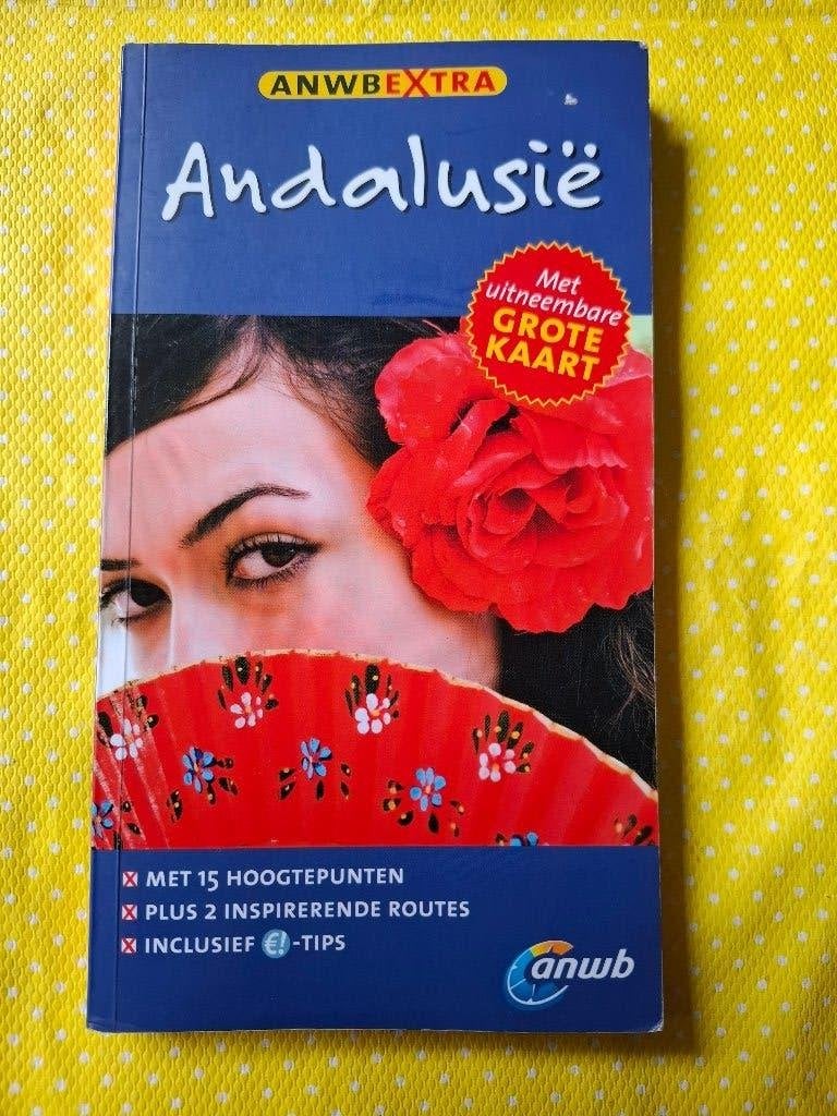 ANWB Extra Reisgids Andalusië met uitneembare kaart, Gelezen, ANWB, Europa, Ophalen of Verzenden