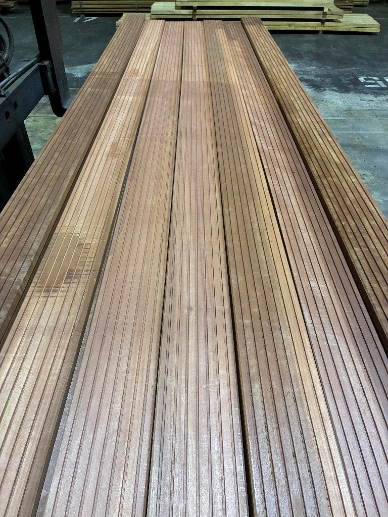 vlonderplanken-terras-planken-Hardhout-Mukulungu-25x143mm, Ophalen, Nieuw, Hout