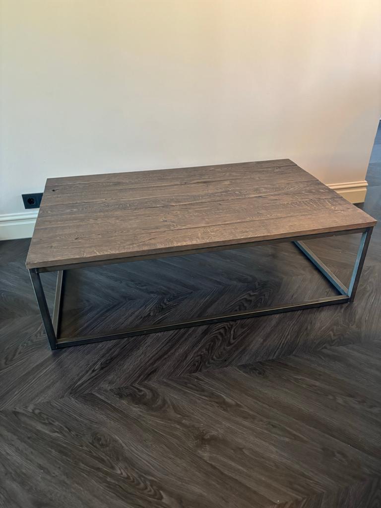 Landelijke salontafel Mez van het merk Olav, 50 tot 100 cm, 100 tot 150 cm, Zo goed als nieuw, Rechthoekig