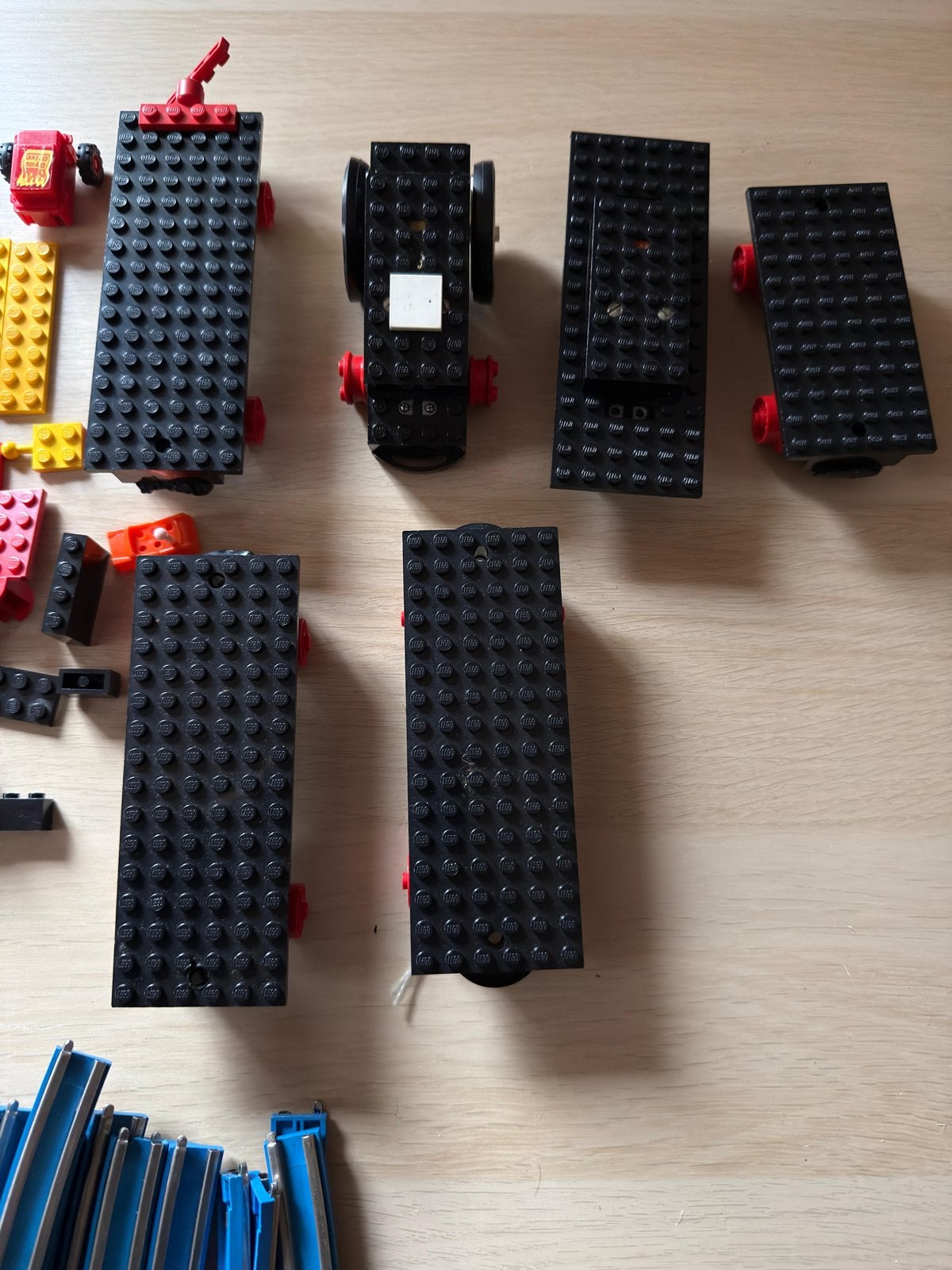 Vintage  Lego treinrails en onderdelen, Ophalen, Gebruikt, Inclusief extra onderdelen, Duplo