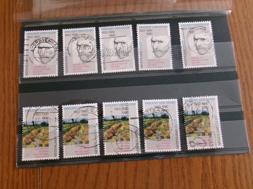 1990 - 5 set vincent van gogh (796a), Postzegels en Munten, Ophalen of Verzenden, Gestempeld