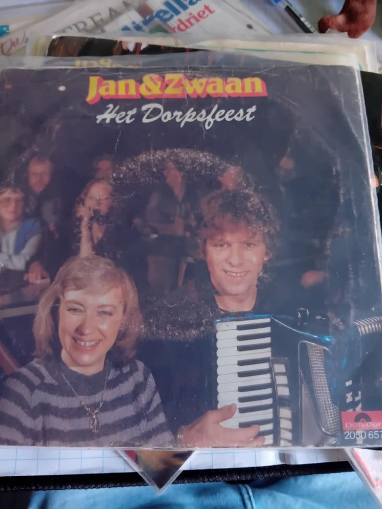 Jan & Zwaan - Het Dorpsfeest Vinyl Single, Ophalen of Verzenden, Gebruikt