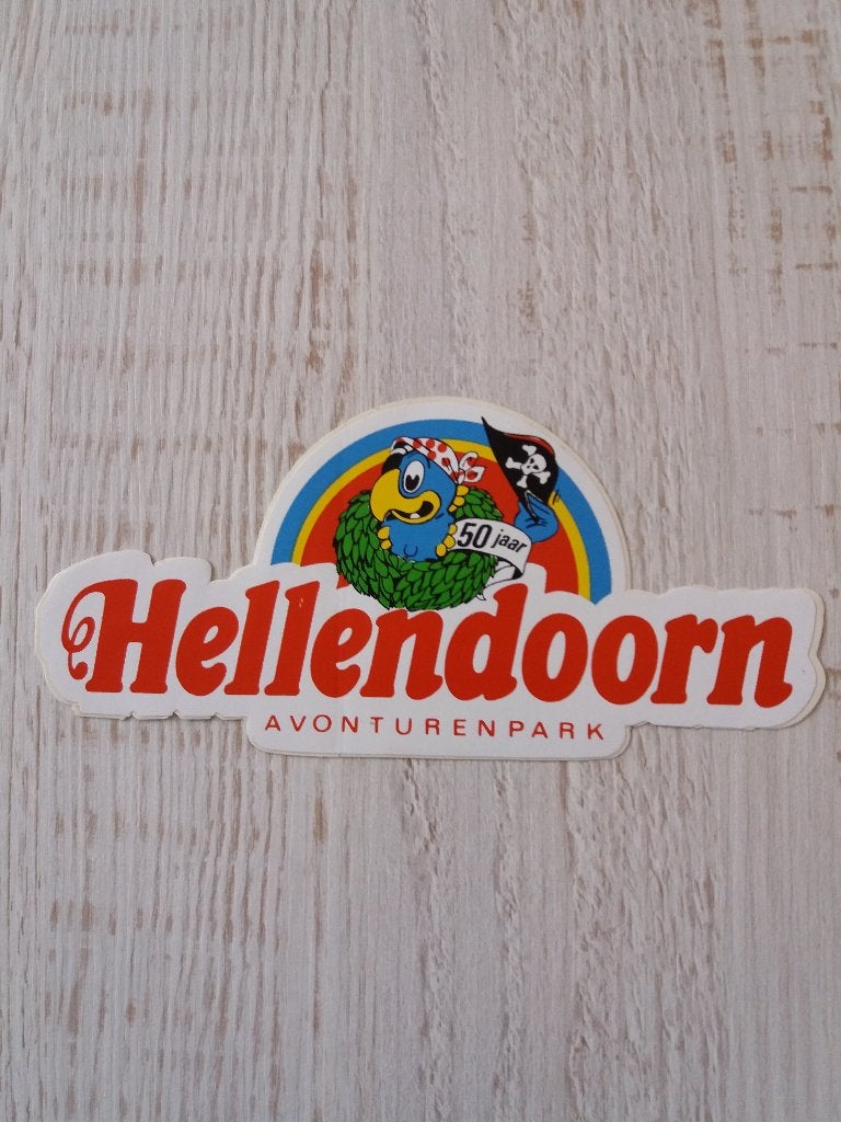 sticker Avonturenpark HELLENDOORN ( 3 ), Verzamelen, Ophalen of Verzenden, Zo goed als nieuw, Bedrijf of Vereniging