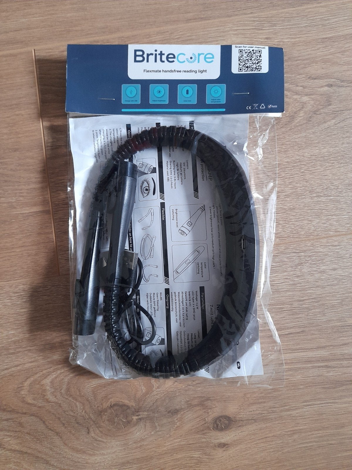 Flexmate handsfree leeslamp, Computers en Software, Muizen, Ophalen of Verzenden, Nieuw
