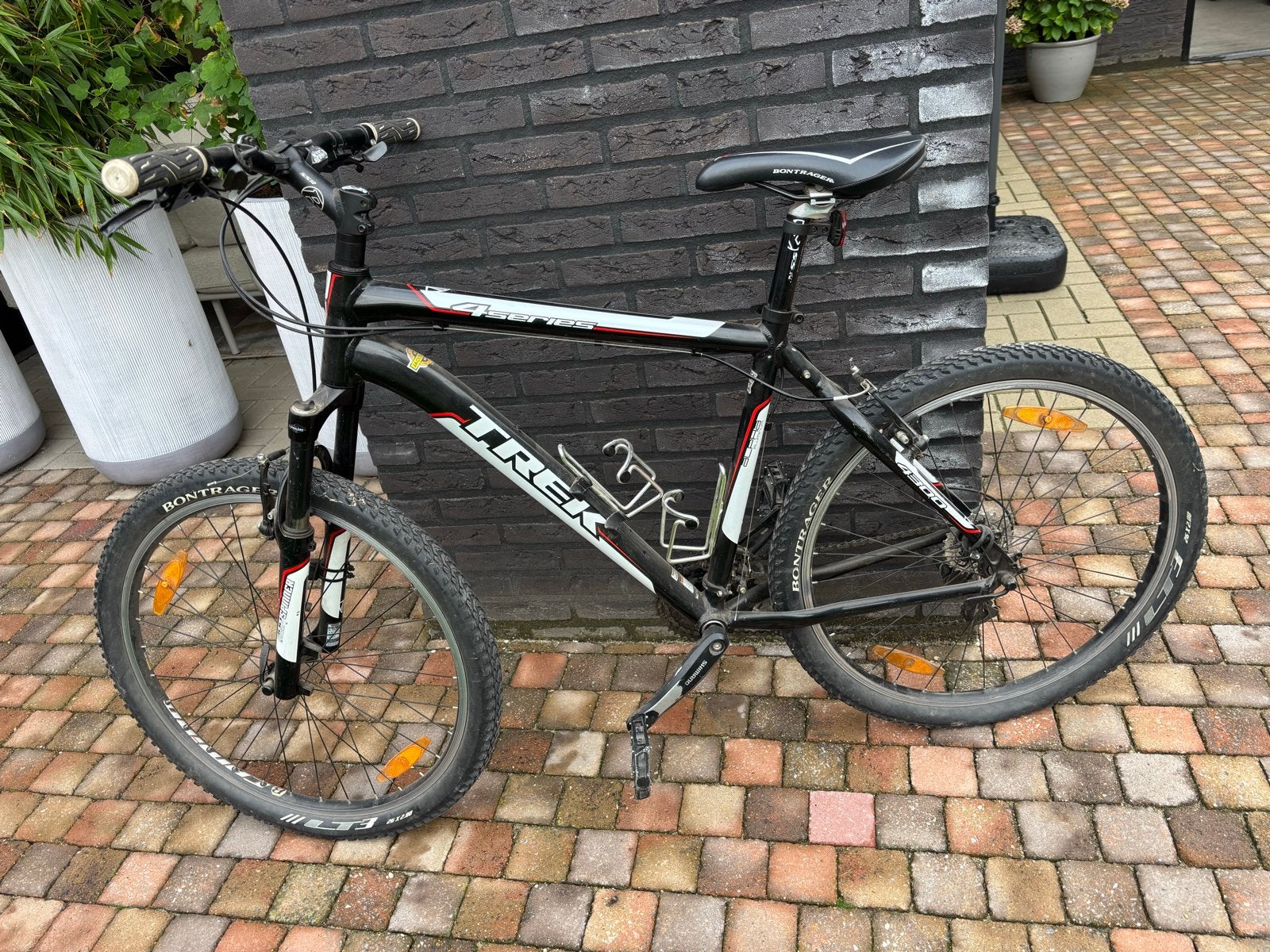 Trek Mountainbike - Zwart/Wit, Goede Staat