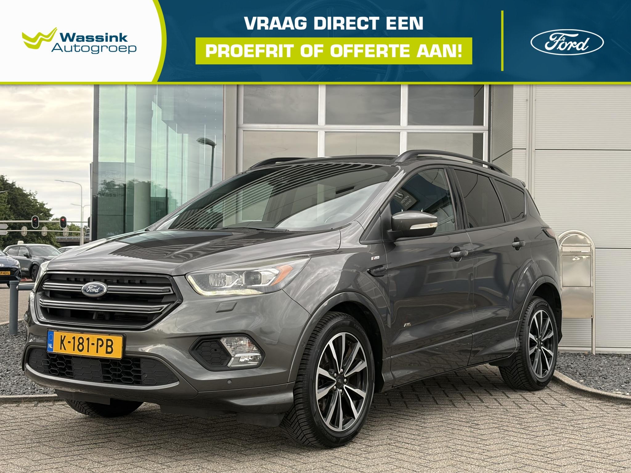Ford Kuga 1.5 EcoBoost ST-line Automaat 4WD Trekhaak | All s, Auto's, Ford, Euro 6, 4 cilinders, 1850 kg, Origineel Nederlands
