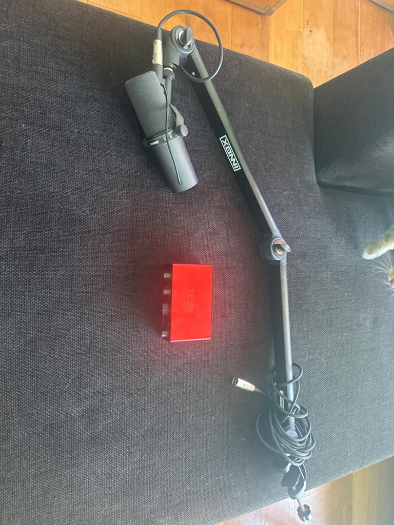 Shure SM7B Microfoon met Focusrite Scarlett Solo, Ophalen of Verzenden, Nieuw, Studiomicrofoon