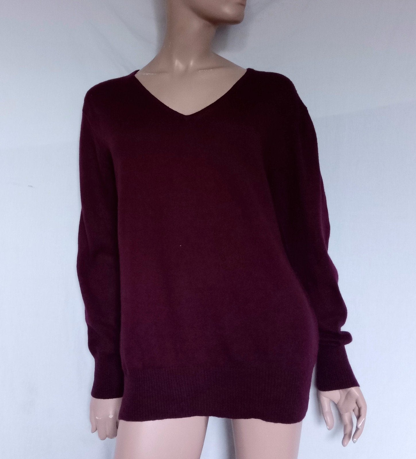 ADAGIO CASHMERE MERINO Trui , Maat 42 - 44, Ophalen, Zo goed als nieuw, Maat 42/44 (L), Rood