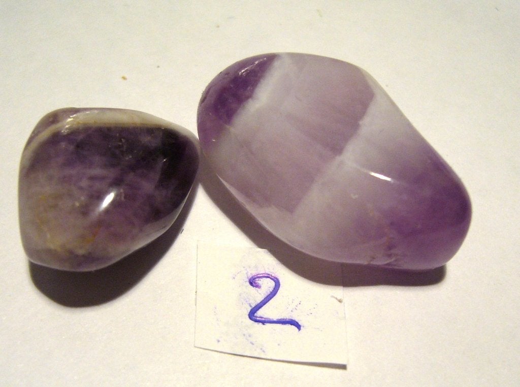amethist 2 vr 0,49 edelsteen mineraal agaat amethyst kwarts, Ophalen of Verzenden, Mineraal