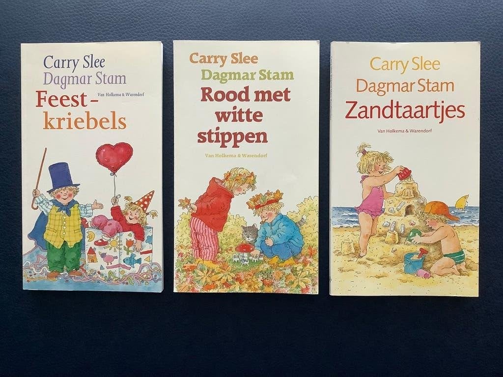 Carry Slee & Dagmar Stam - 3 zo goed als nieuwe boekjes, Boeken, Ophalen of Verzenden, Zo goed als nieuw, Carry Slee, Fictie algemeen