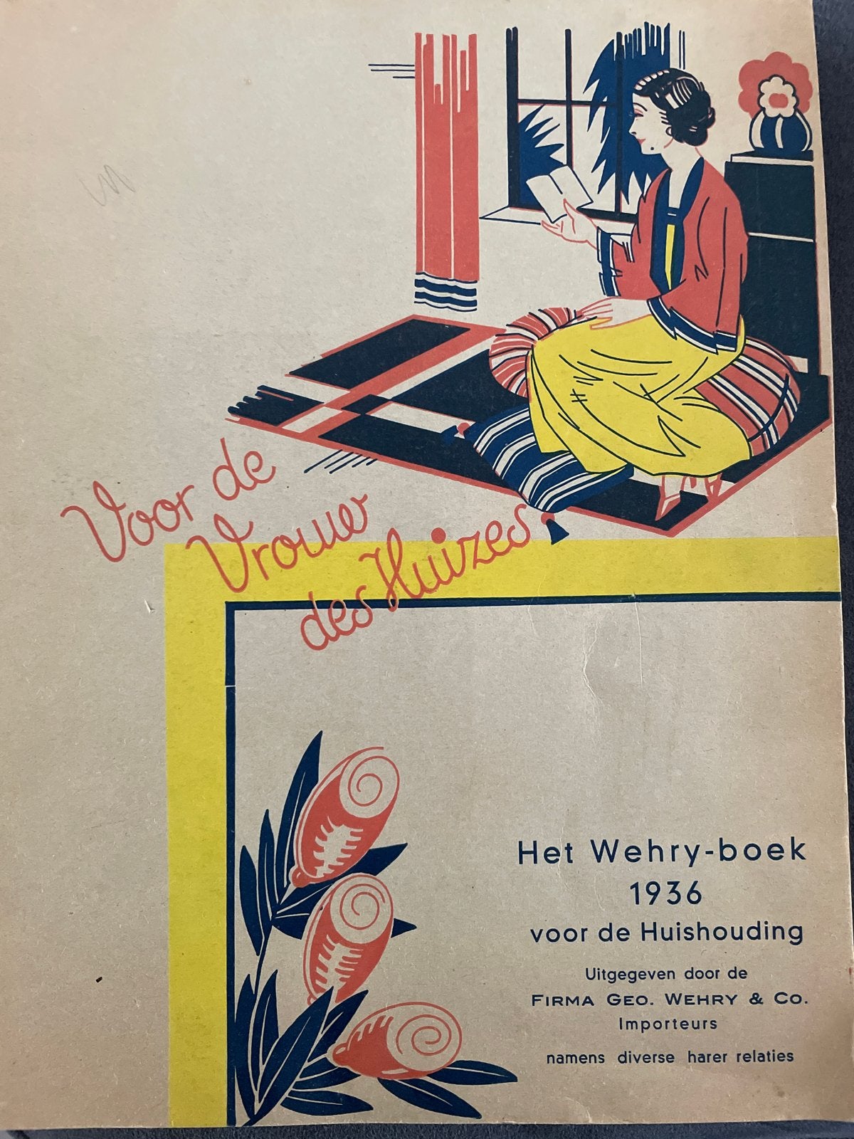 Het Wehry-boek 1936: Voor de Vrouw des Huizes, Boeken, Ophalen of Verzenden, 20e eeuw of later, Gelezen