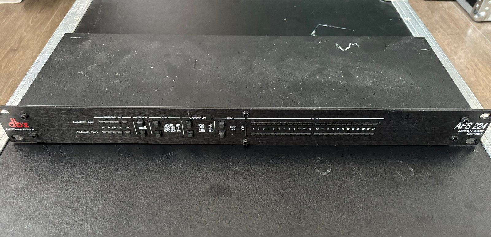 DBX AFS224 Advanced Feedback Suppression Processor, Ophalen of Verzenden, Gebruikt, Audio