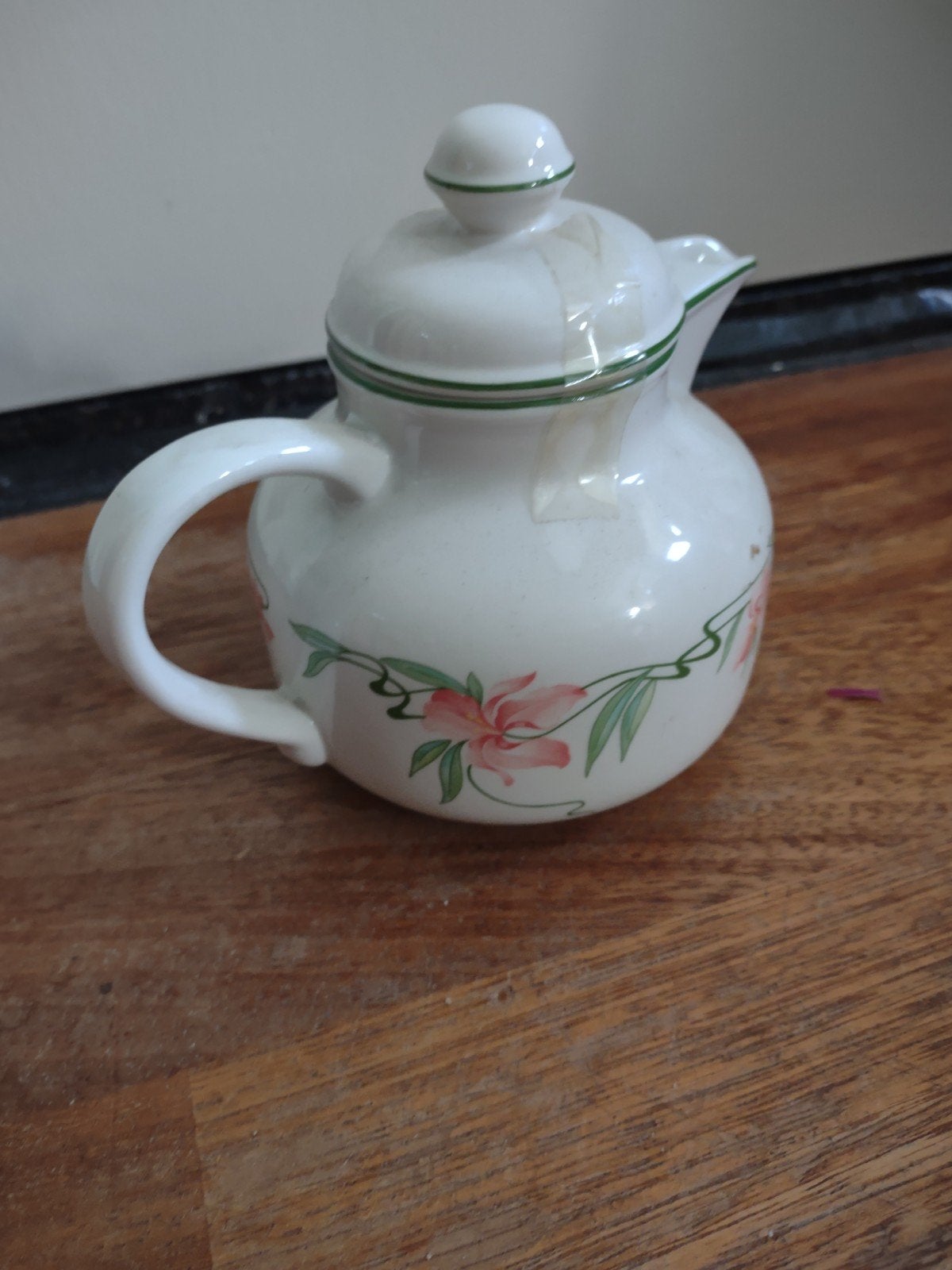 Villeroy & Boch theekannetje, Ophalen