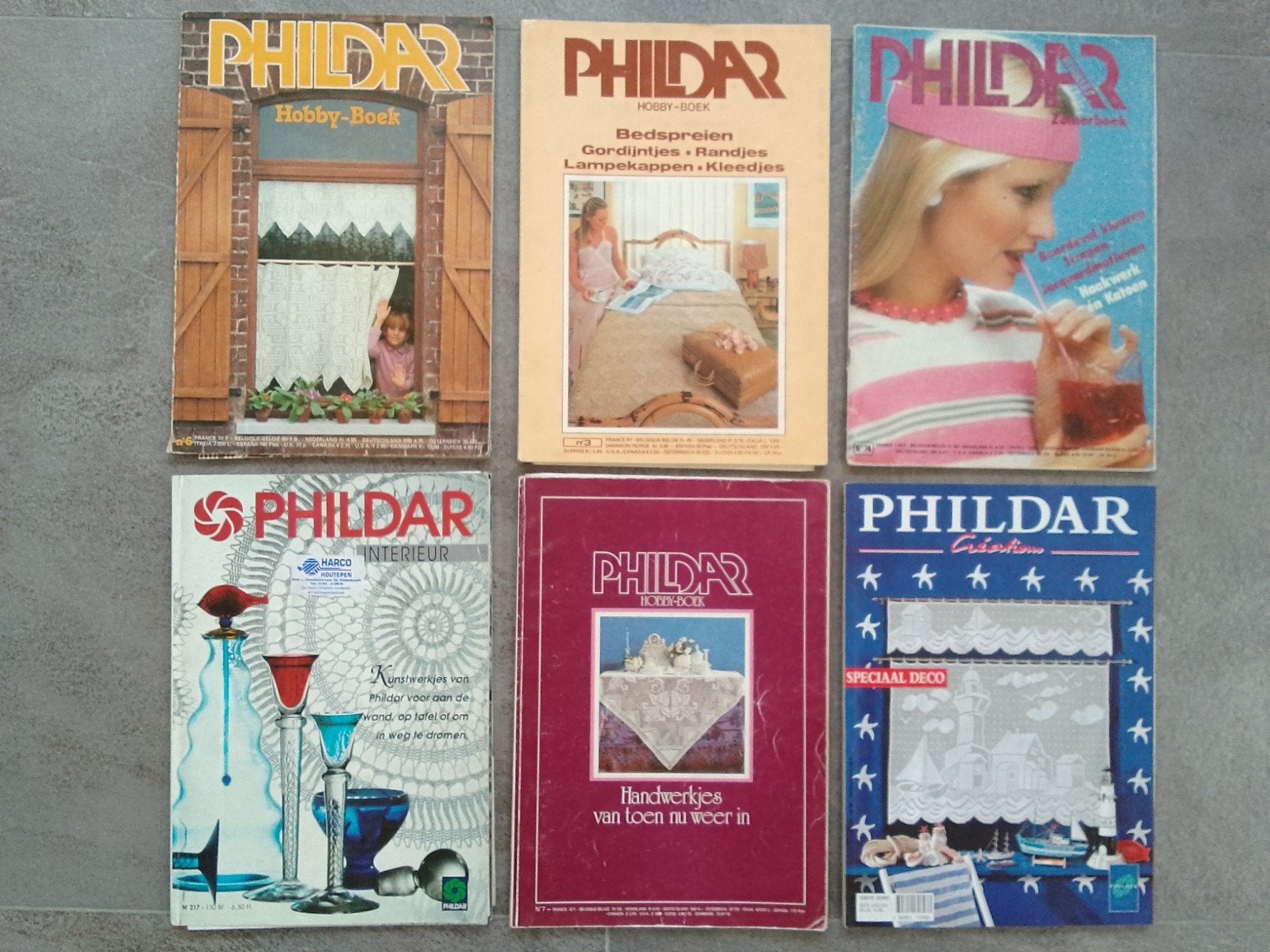 Oude haak-en brei boeken, vintage, hobby, Ophalen of Verzenden