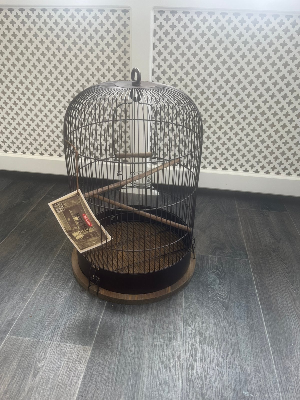 Zolux Vogelkooi Retro Lisette, Ophalen, Zo goed als nieuw, Metaal, Vogelkooi