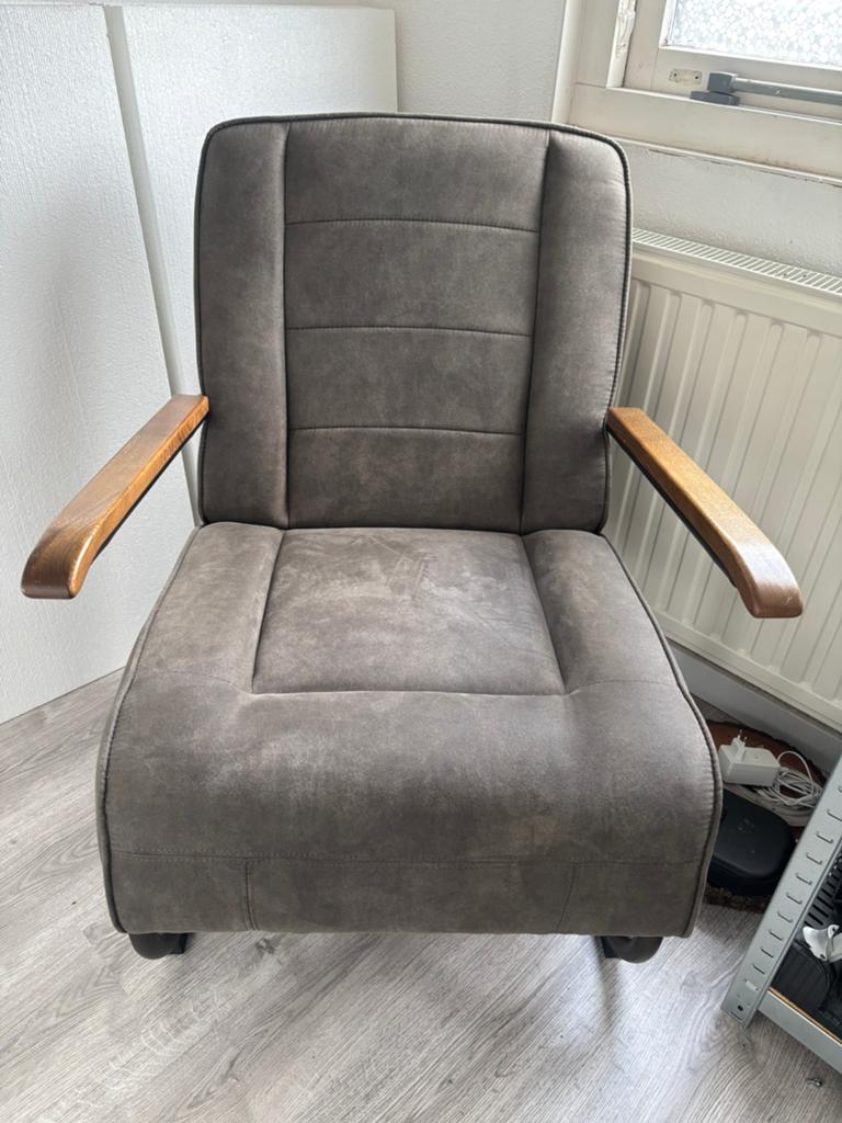 Industriële fateuil Ivar, Huis en Inrichting, Fauteuils, Ophalen, Minder dan 50 cm, Minder dan 75 cm, Zo goed als nieuw
