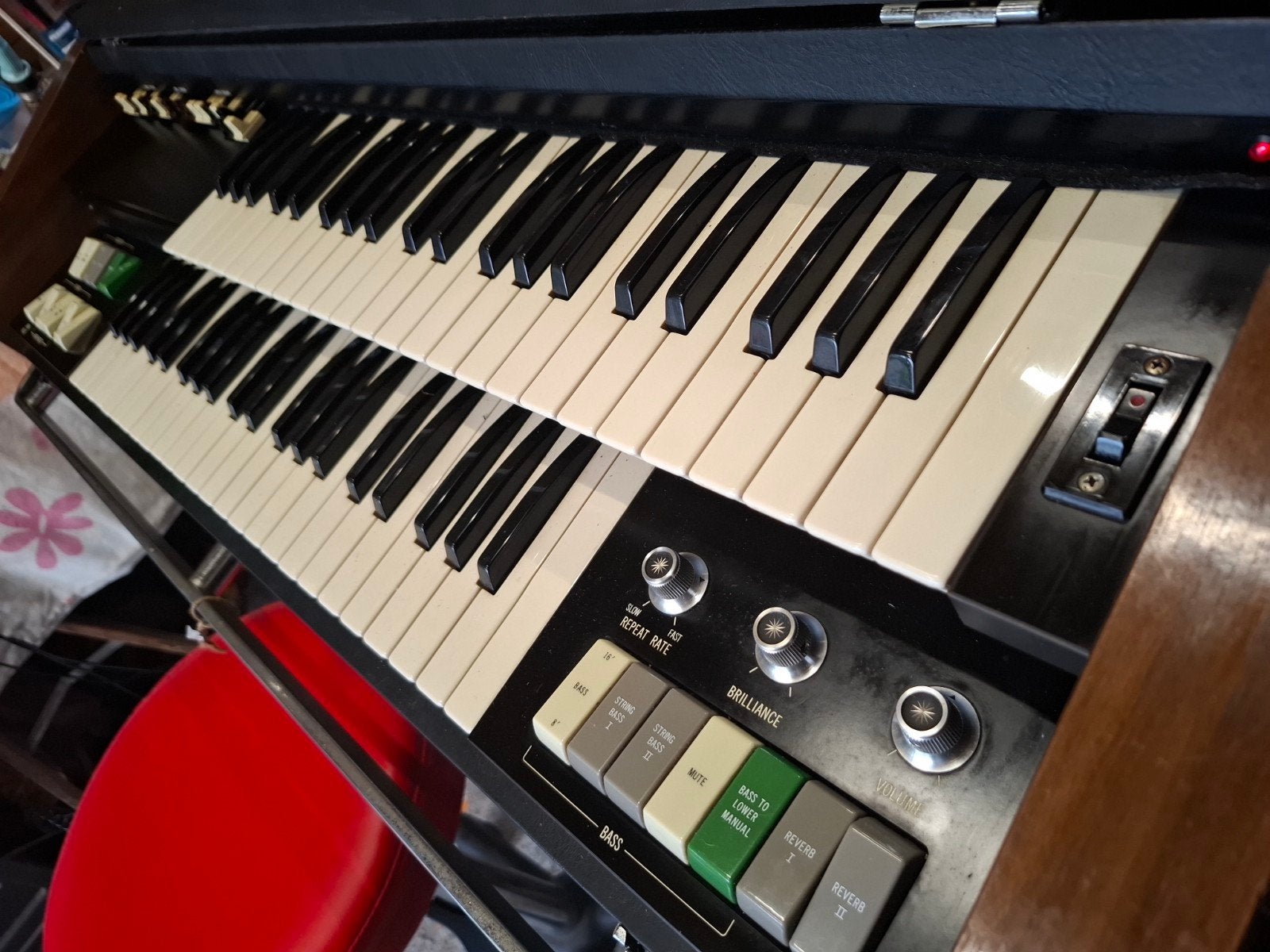 HAMMOND X-5 met DOUANE loodje1977, Muziek en Instrumenten, Ophalen of Verzenden, Zo goed als nieuw, 2 klavieren, Hammondorgel