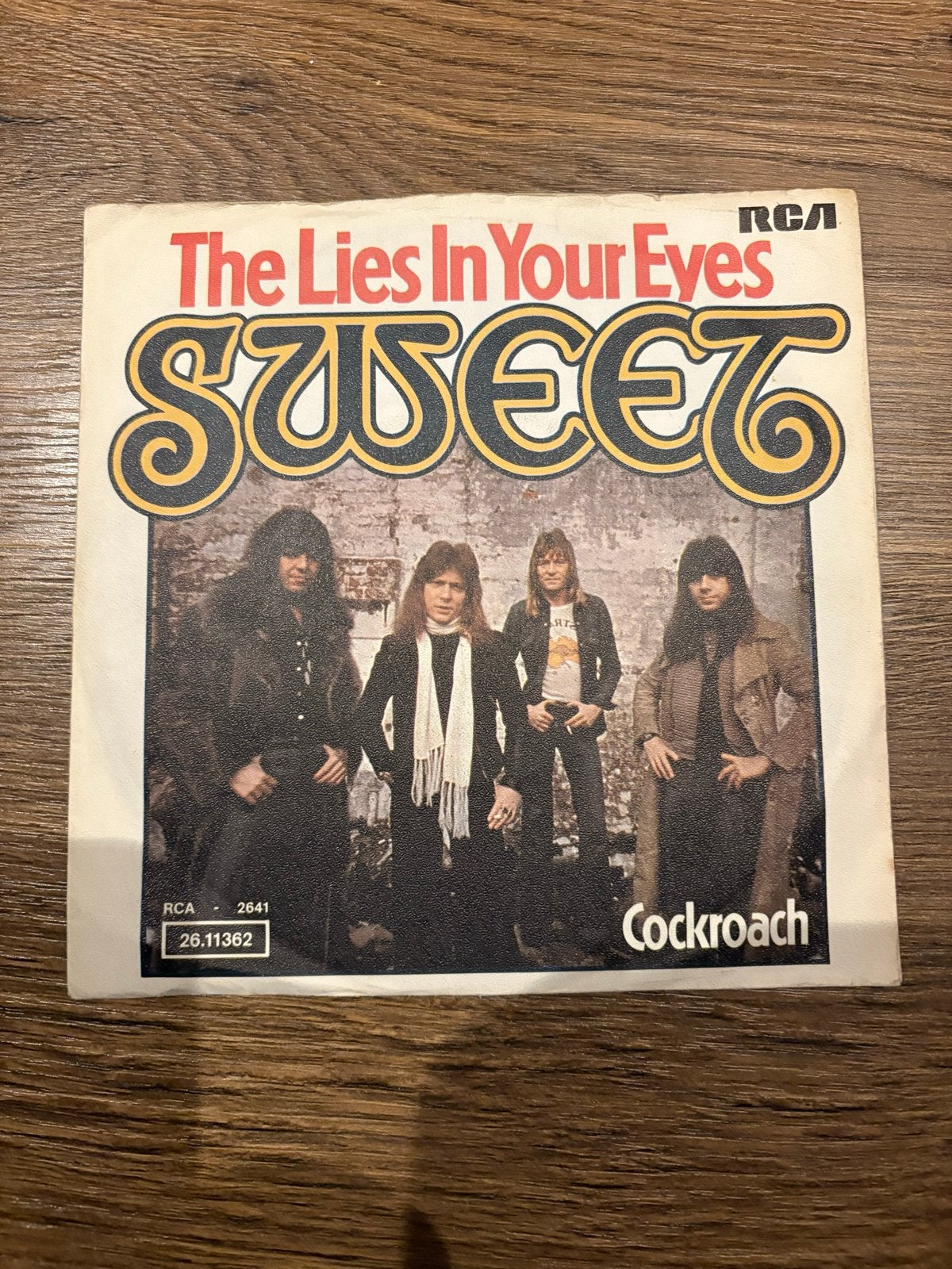 Sweet - The Lies In Your Eyes / Cockroach, Ophalen of Verzenden, Gebruikt, 7 inch