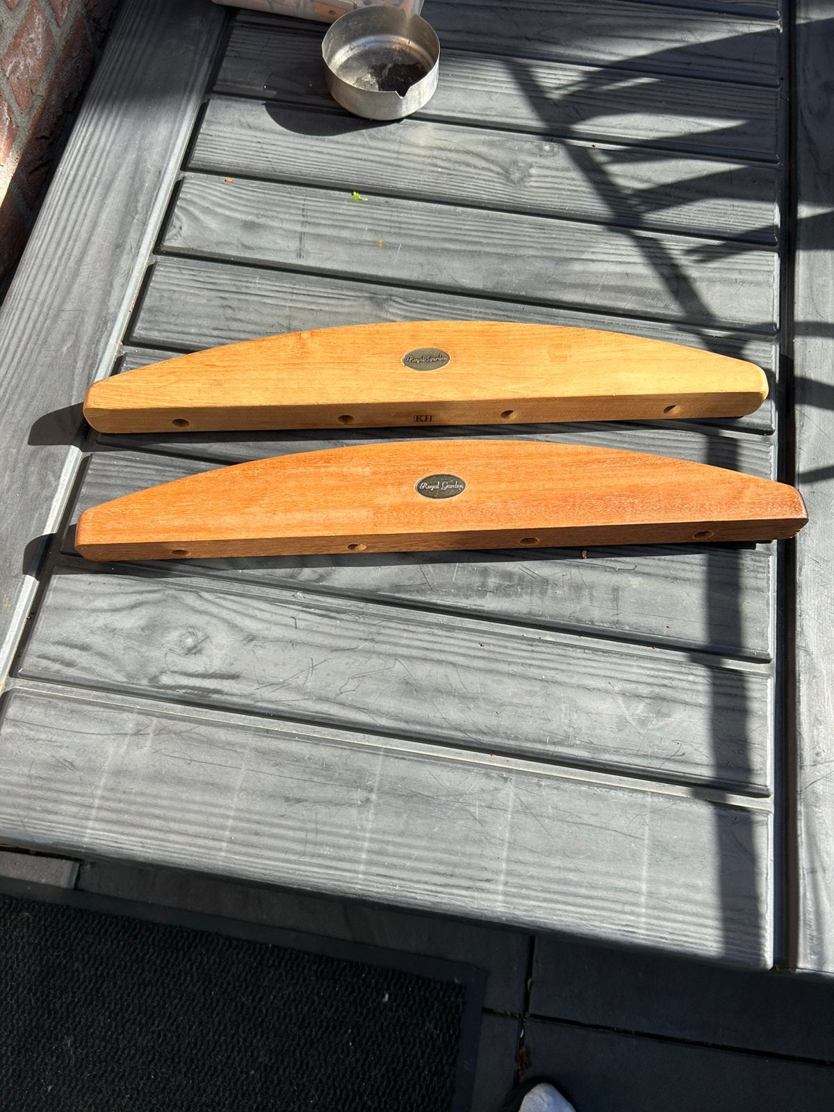 Hoofdeinde, Tuin en Terras, Ophalen of Verzenden, Zo goed als nieuw, Overige materialen, 2 zitplaatsen