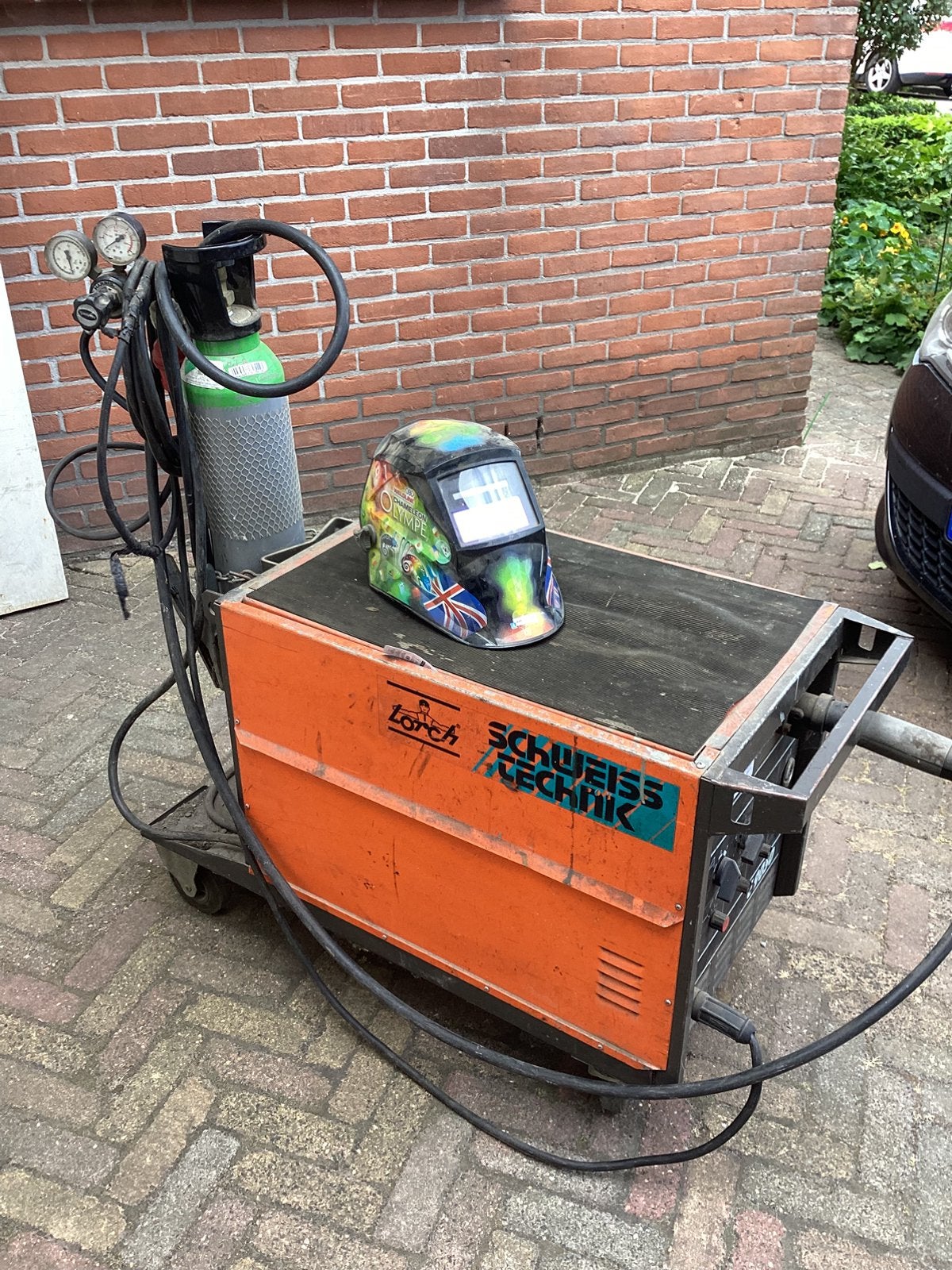 Las apparaat Mig-mag, Ophalen, Zo goed als nieuw, 250 ampère of meer