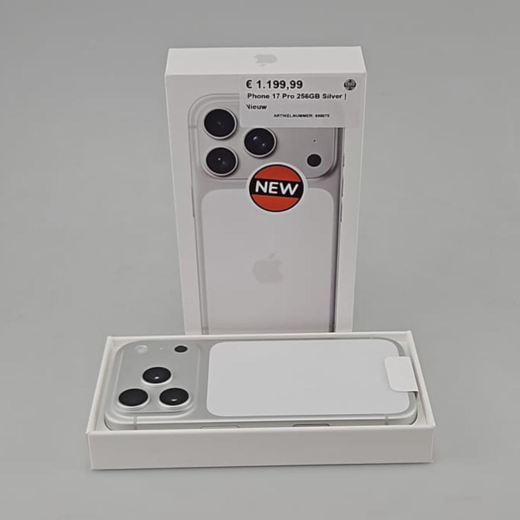 iPhone 17 Pro 256GB Silver | Nieuw, Telecommunicatie, Mobiele telefoons | Apple iPhone, Apple, Nieuw, Support@apple.com, One Apple Park Way
Cupertino, CA 95014
United States
