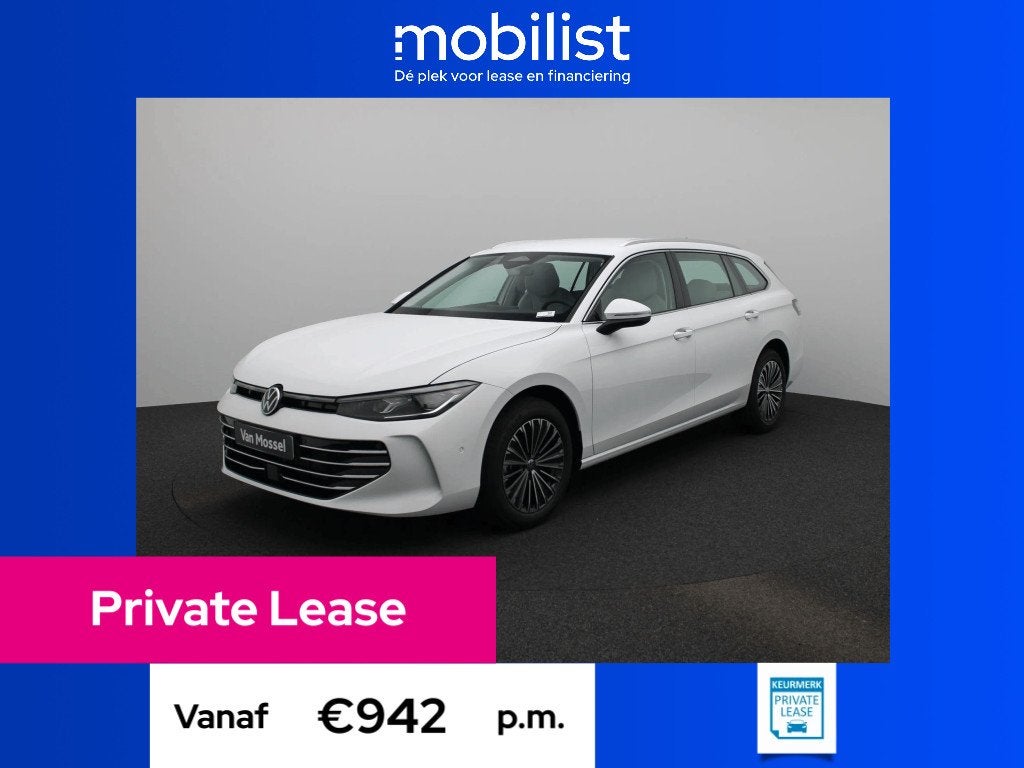 Volkswagen Passat Variant 1.5 eTSI Elegance Business, 4 cilinders, 150 pk, Wit, Origineel Nederlands