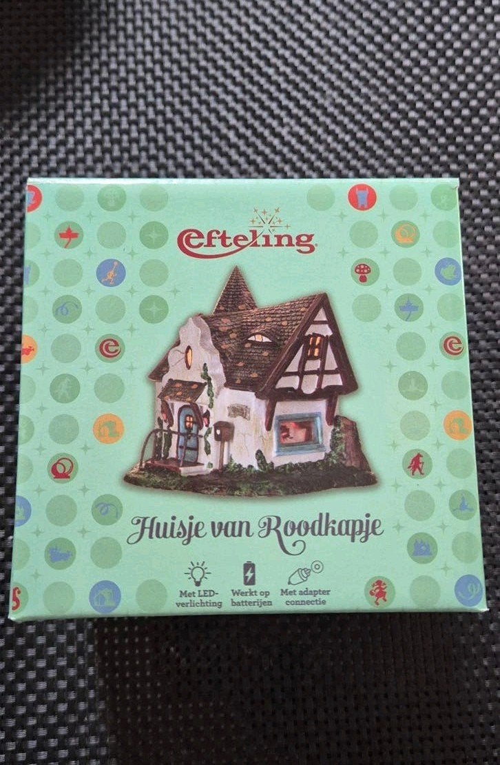 Efteling Huisje van Roodkapje met verlichting, Verzamelen, Efteling, Ophalen of Verzenden, Zo goed als nieuw