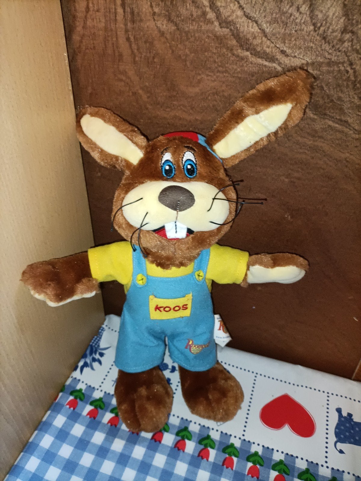 Koos Konijn knuffel Roompot vakanties 33 cm groot, Ophalen of Verzenden, Zo goed als nieuw, Konijn